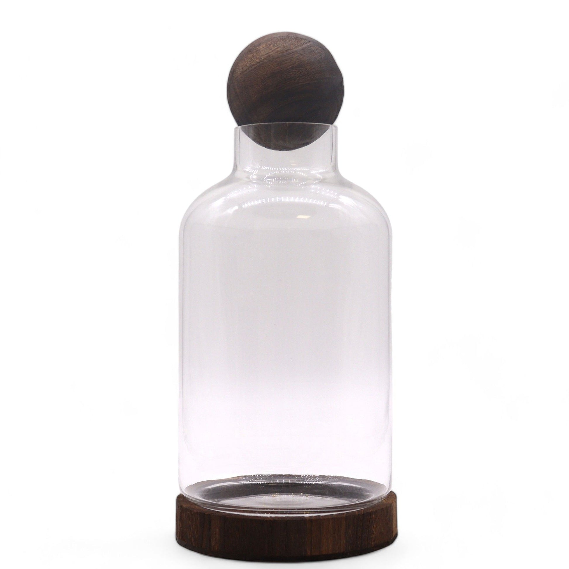 Large Ball Top Terrarium on Dark Tung Wood - Image large-ball-top-terrarium-on-dark-tung-wood-gter-14