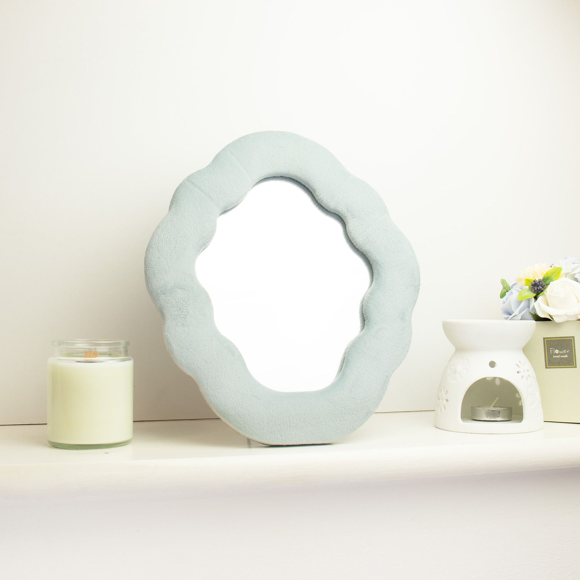 Soft Squiggly Mirror – Cloud – Cloud Blue (28x24x2.3cm) - Image soft-squiggly-mirror--cloud--cloud-blue-28x24x23cm-ssm-01