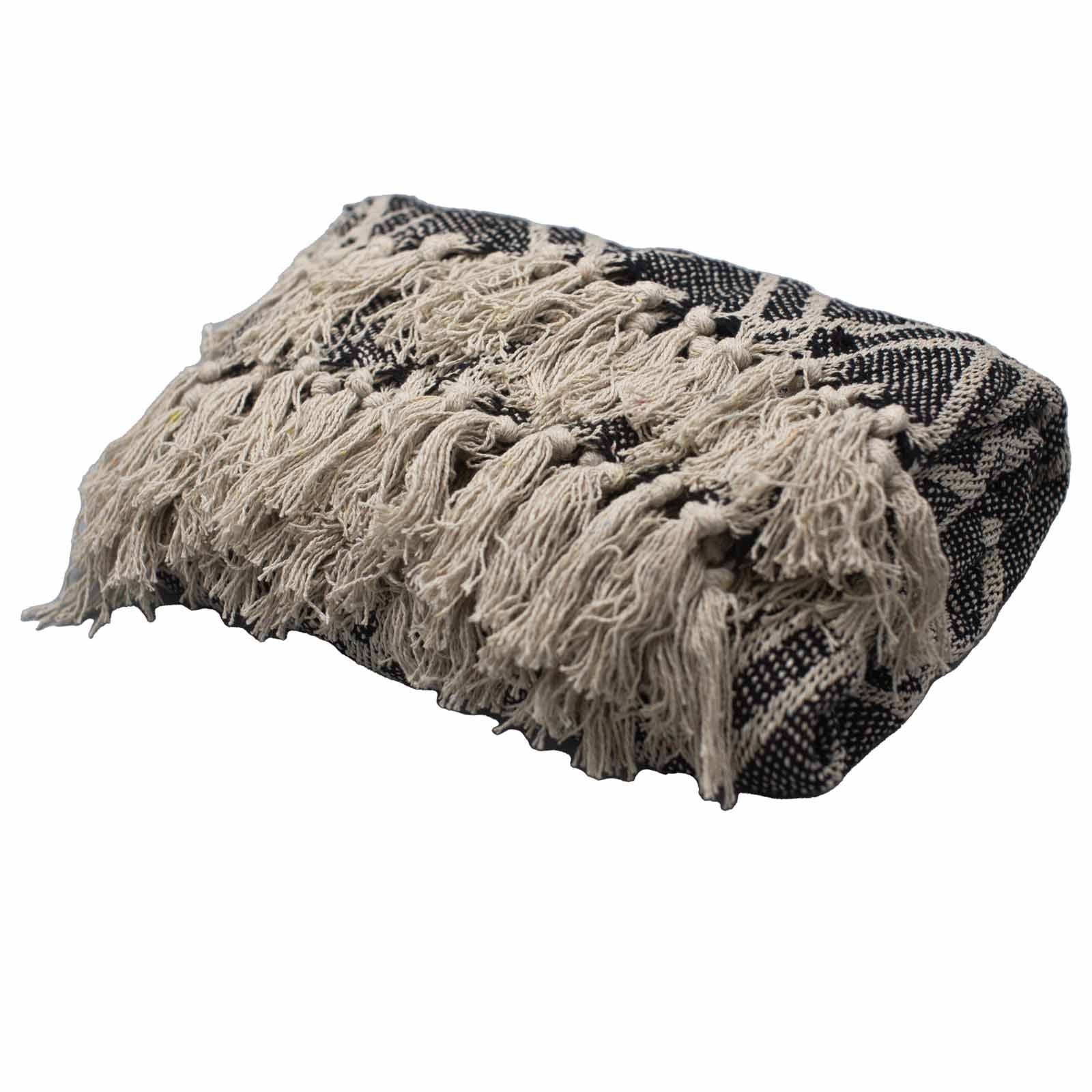 Boho Comfort Throws - Black & Biege Regency - Image boho-comfort-throws--black--biege-regency-bohot-03