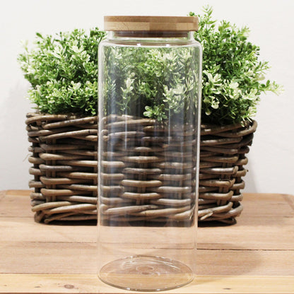 Cottage Bamboo Glass Jar - 25cm - Image cottage-bamboo-glass-jar--25cm-cgj-05