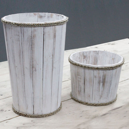 Small Wooden Storage Tub – Whitewash - Image small-wooden-storage-tub--whitewash-rds-148
