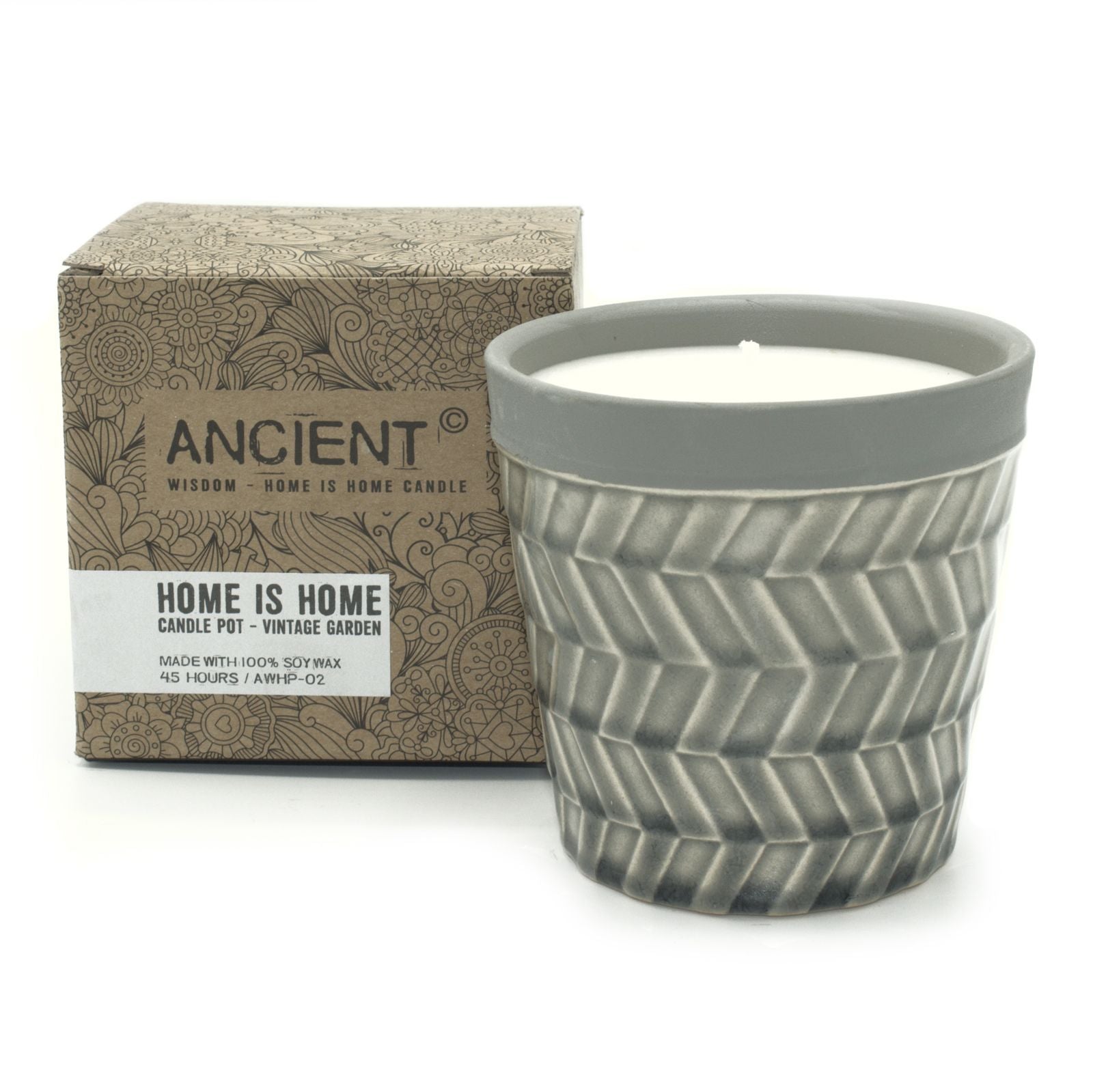 Home is Home Candle Pots - Vintage Garden - Image home-is-home-candle-pots--vintage-garden-awhp-02
