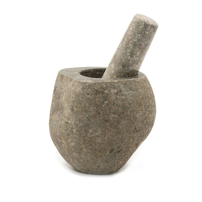 Natural Riverstone Decorative Pestle & Mortar -Medium (aprox 12x8cm) - Image natural-riverstone-decorative-pestle--mortar-medium-aprox-12x8cm-mpm-22