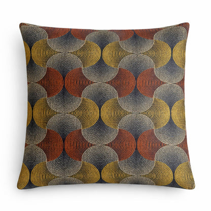 Urban Swirl Cotton Cushion Cover – 45 x 45cm