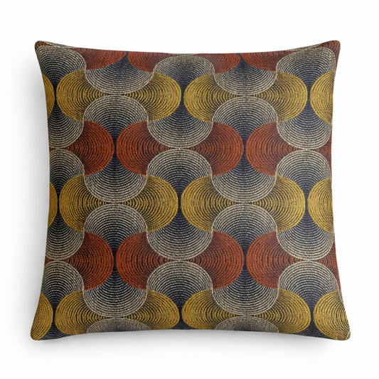 Urban Swirl Cotton Cushion Cover – 45 x 45cm