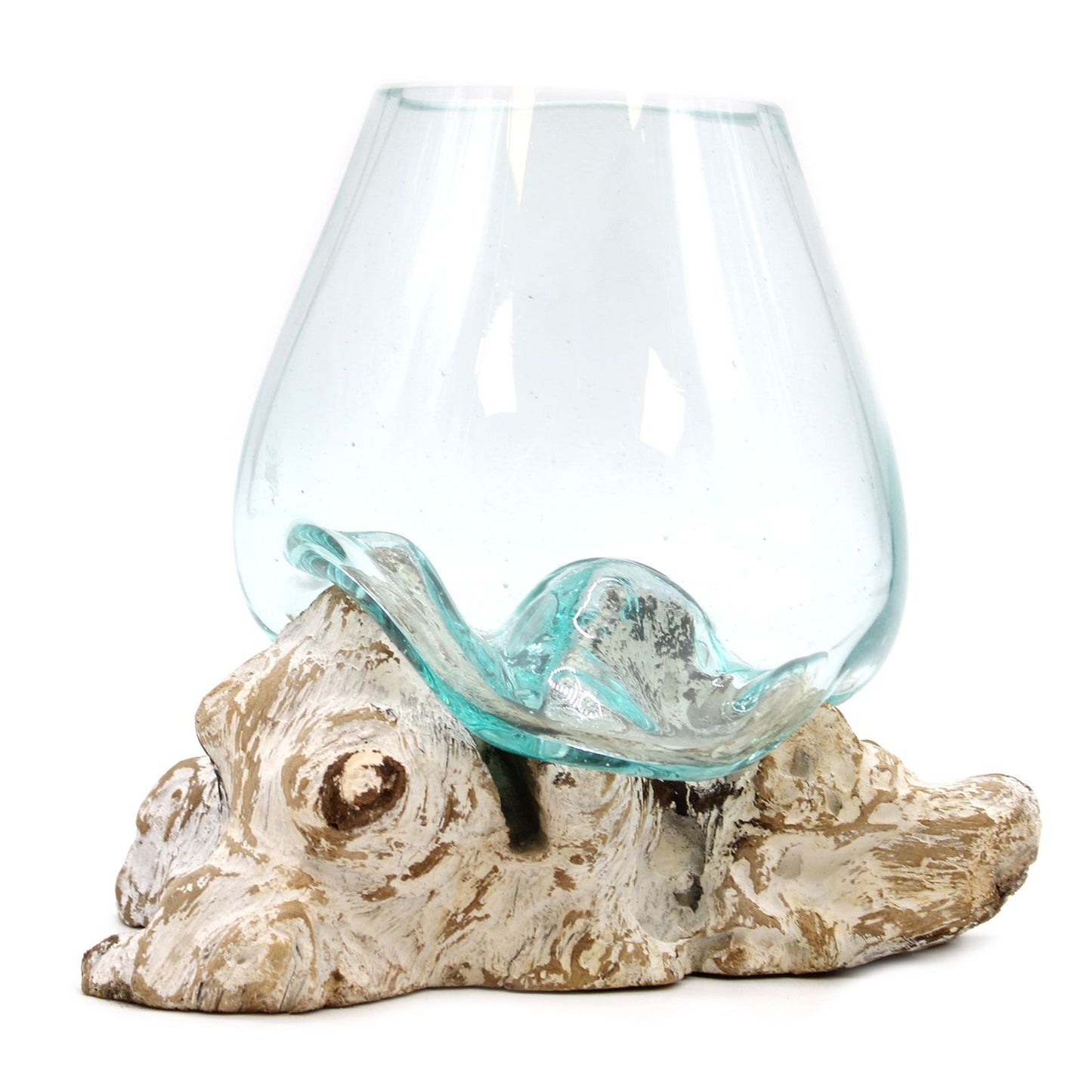Molten Glass on Whitewash Wood - Large Bowl - Image molten-glass-on-whitewash-wood--large-bowl-mgw-15