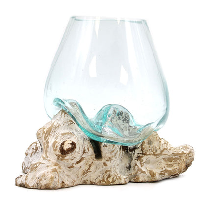 Molten Glass on Whitewash Wood - Large Bowl - Image molten-glass-on-whitewash-wood--large-bowl-mgw-15
