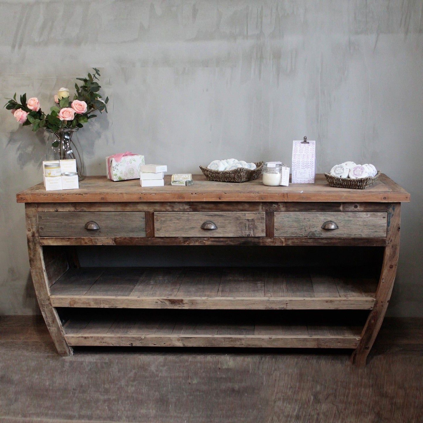 Centerpiece Recycled Wood Table - 180x60x80cm - Image centerpiece-recycled-wood-table--180x60x80cm-acshop-01
