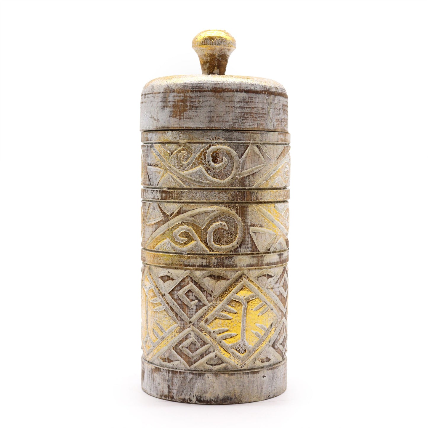 White & Gold - Tall Container - Image white--gold--tall-container-twj-03