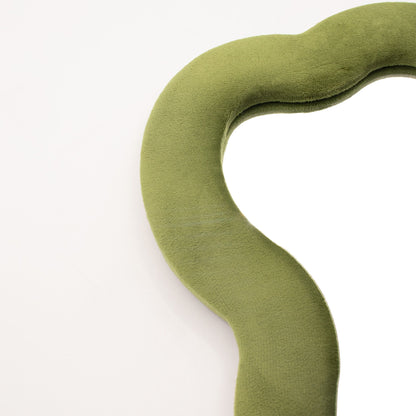 Soft Squiggly Mirror - Large Cloud - Moss Green (33.4x23.5x2.3cm) - Image soft-squiggly-mirror--large-cloud--moss-green-334x235x23cm-ssm-08