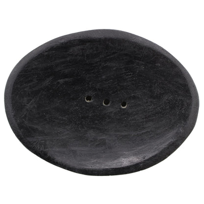 Oval Black Marble Soap Dish - Image oval-black-marble-soap-dish-ssd-08
