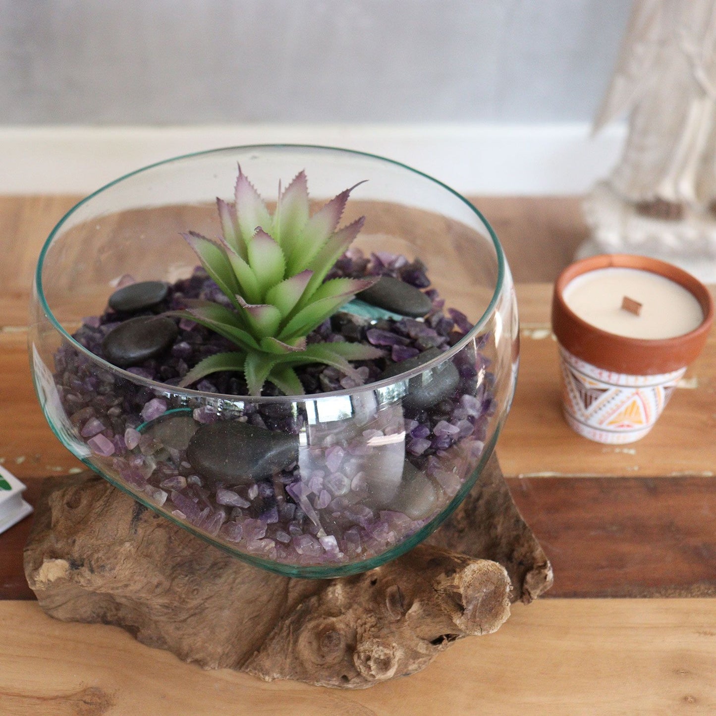 Molten Glass on Wood - Open Lrg Bowl - Image molten-glass-on-wood--open-lrg-bowl-mgw-06