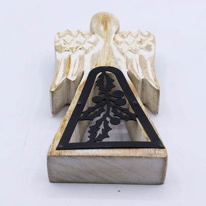 Mango Wood Angel - Whitewash with Iron Decor Cut Out - Image mango-wood-angel--whitewash-with-iron-decor-cut-out-wang-05