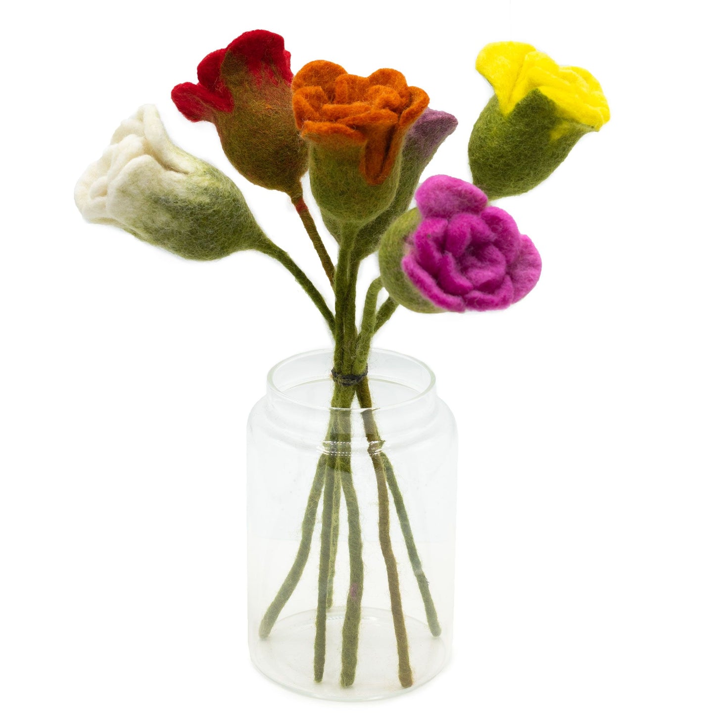 Felt Flowers - Roses (assorted colours) - Image felt-flowers--roses-assorted-colours-ffow-01