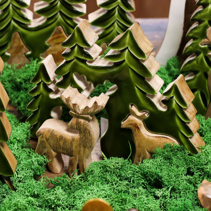 Lost in the Forrest -  Two Dear in the Forrest 3D Wooden Decoration - 18x23cm - Image lost-in-the-forrest---two-dear-in-the-forrest-3d-wooden-decoration--18x23cm-lif-03
