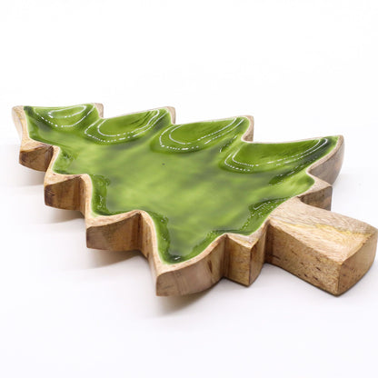 Lost in the Forrest -  Enamel Tree Wooden Bowl - 25x19cm - Image lost-in-the-forrest---enamel-tree-wooden-bowl--25x19cm-lif-07
