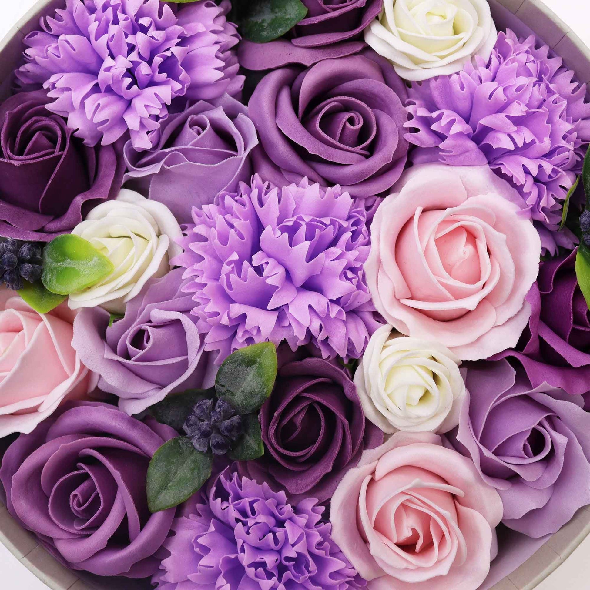 Round Box - Lavender Rose & Carnation - Image round-box--lavender-rose--carnation-sfbx-07