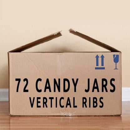 Candy Jars - Vertical Ribs - Image candy-jars--vertical-ribs-candyj-01