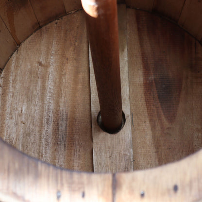 Beer Barrel Stool & Parasol Stand – Natural Wood 38 x 32 cm - Image beer-barrel-stool--parasol-stand--natural-wood-38-x-32-cm-bts-06