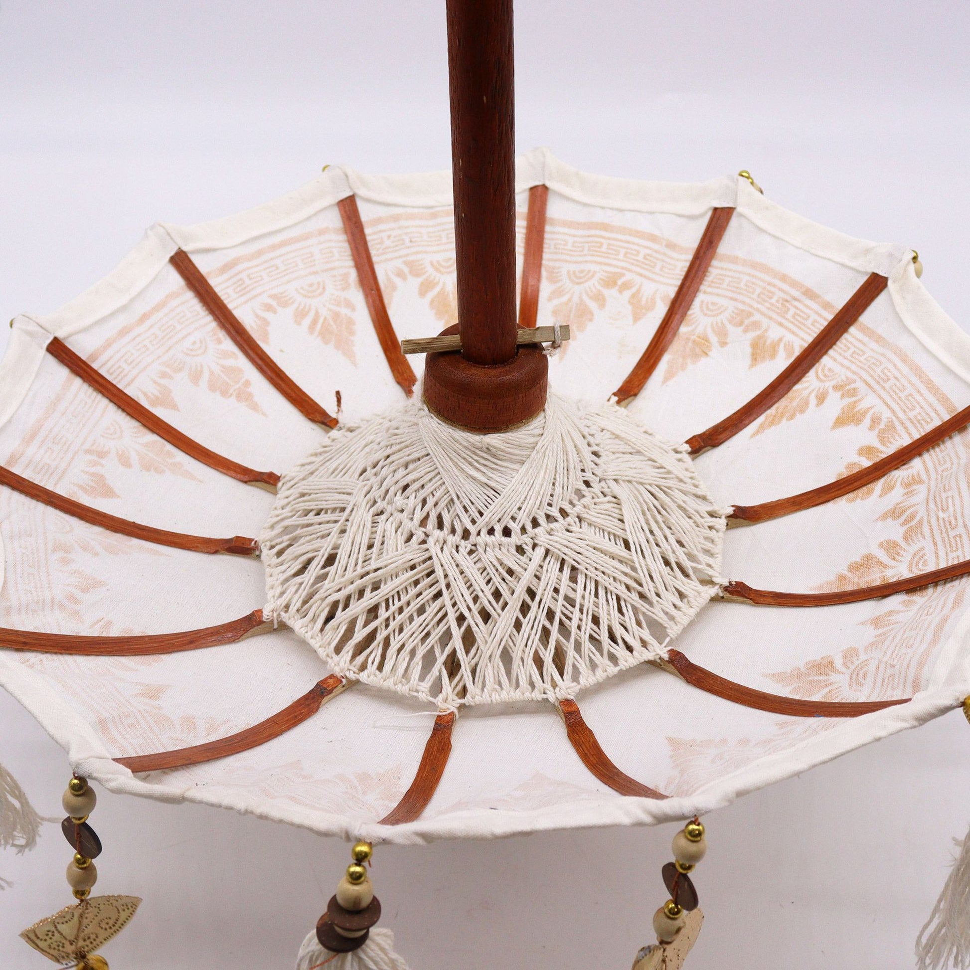 Bali Home Decor Parasol - Canvas - Natural- 40cm - Image bali-home-decor-parasol--canvas--natural-40cm-bpar-08