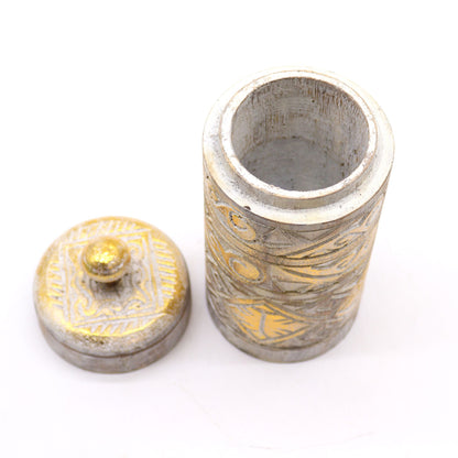 White & Gold - Tall Container - Image white--gold--tall-container-twj-03