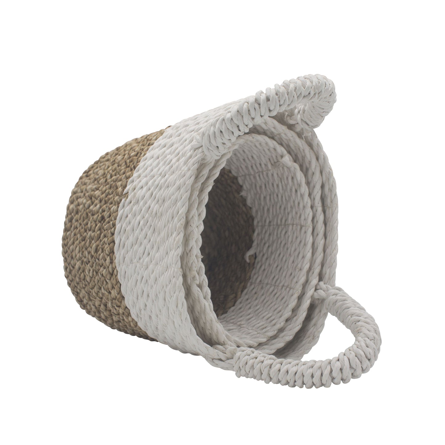 Seagrass Basket Set - Natural White - Image seagrass-basket-set--natural-white-sbs-01