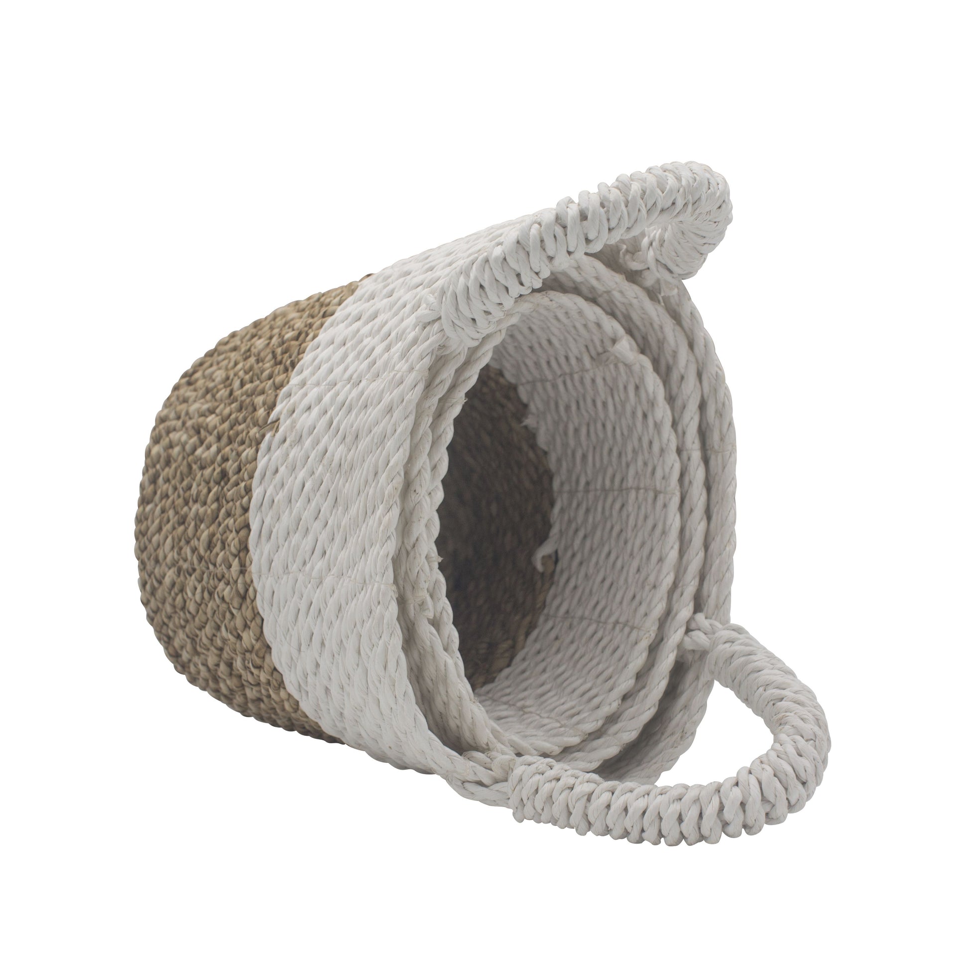 Seagrass Basket Set - Natural White - Image seagrass-basket-set--natural-white-sbs-01