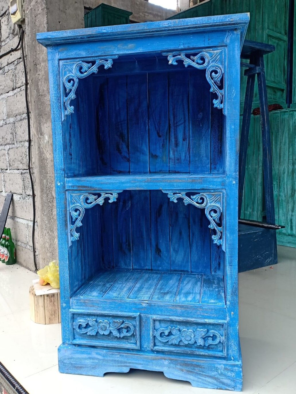 Albasia Bathroom Cabinet - Bluewash - Image albasia-bathroom-cabinet--bluewash-bcab-03