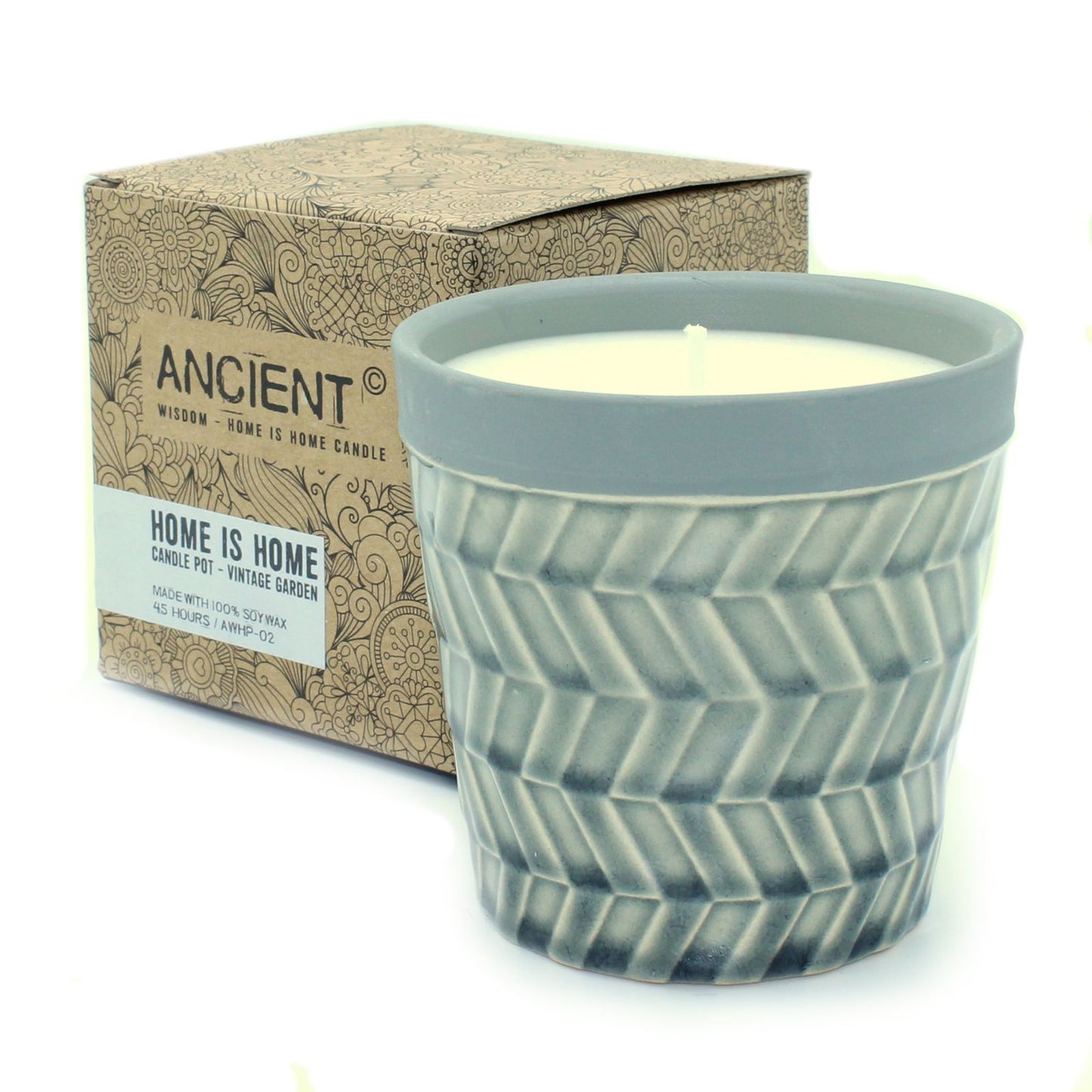 Home is Home Candle Pots - Vintage Garden - Image home-is-home-candle-pots--vintage-garden-awhp-02