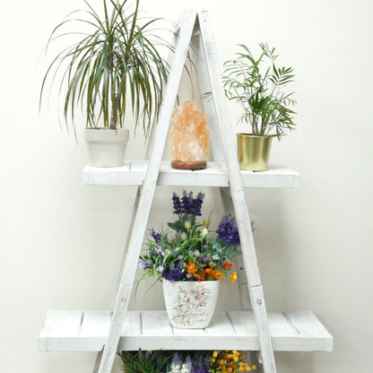 Folding Wooden A-Frame Shelf – Whitewash - Image folding-wooden-aframe-shelf--whitewash-rds-150