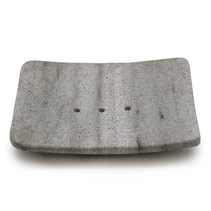 Square Shaped Ziolit Stone Soap Dish - Image square-shaped-ziolit-stone-soap-dish-ssd-09