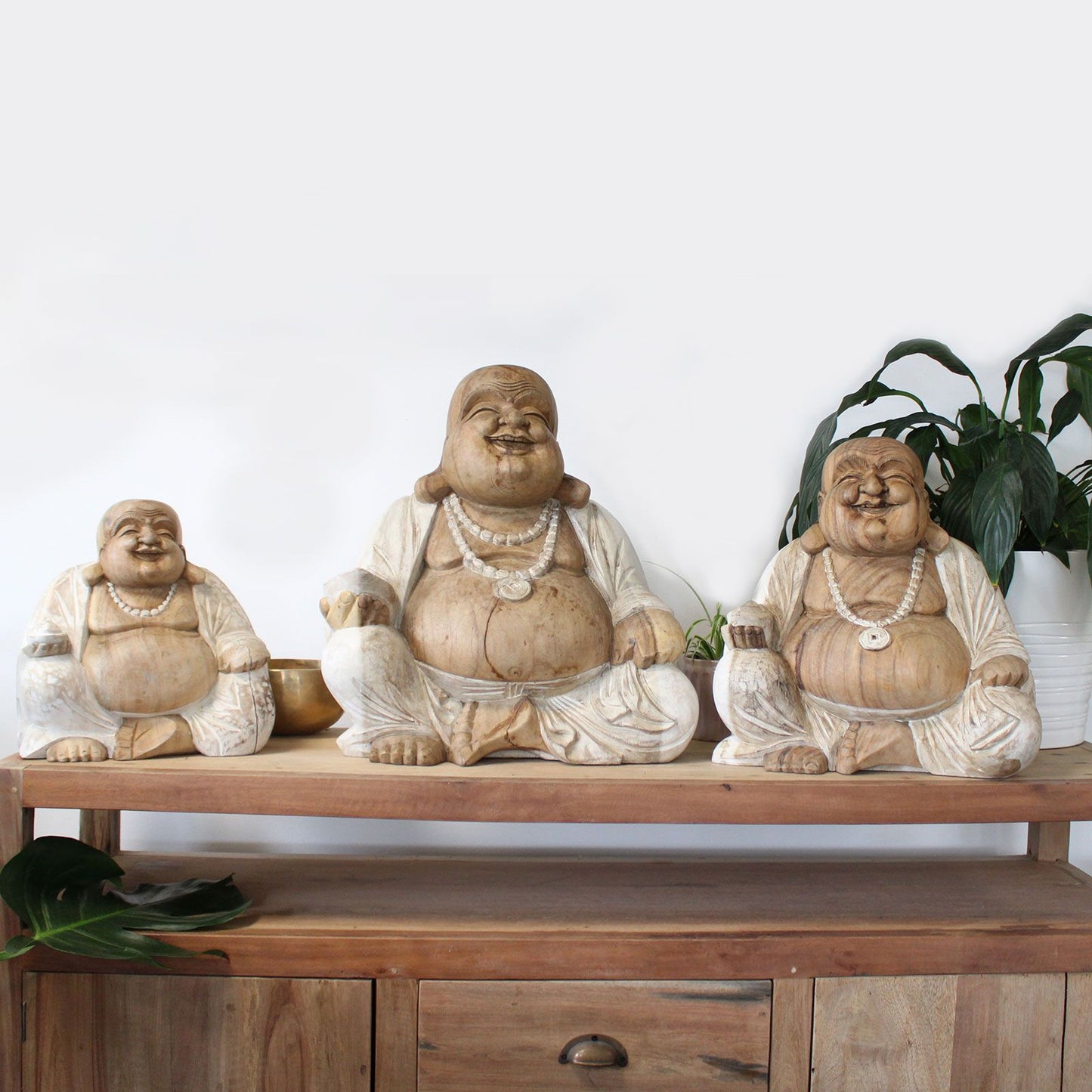 Happy Buddha - Whitewash 40cm - Image happy-buddha--whitewash-40cm-hcbs-14