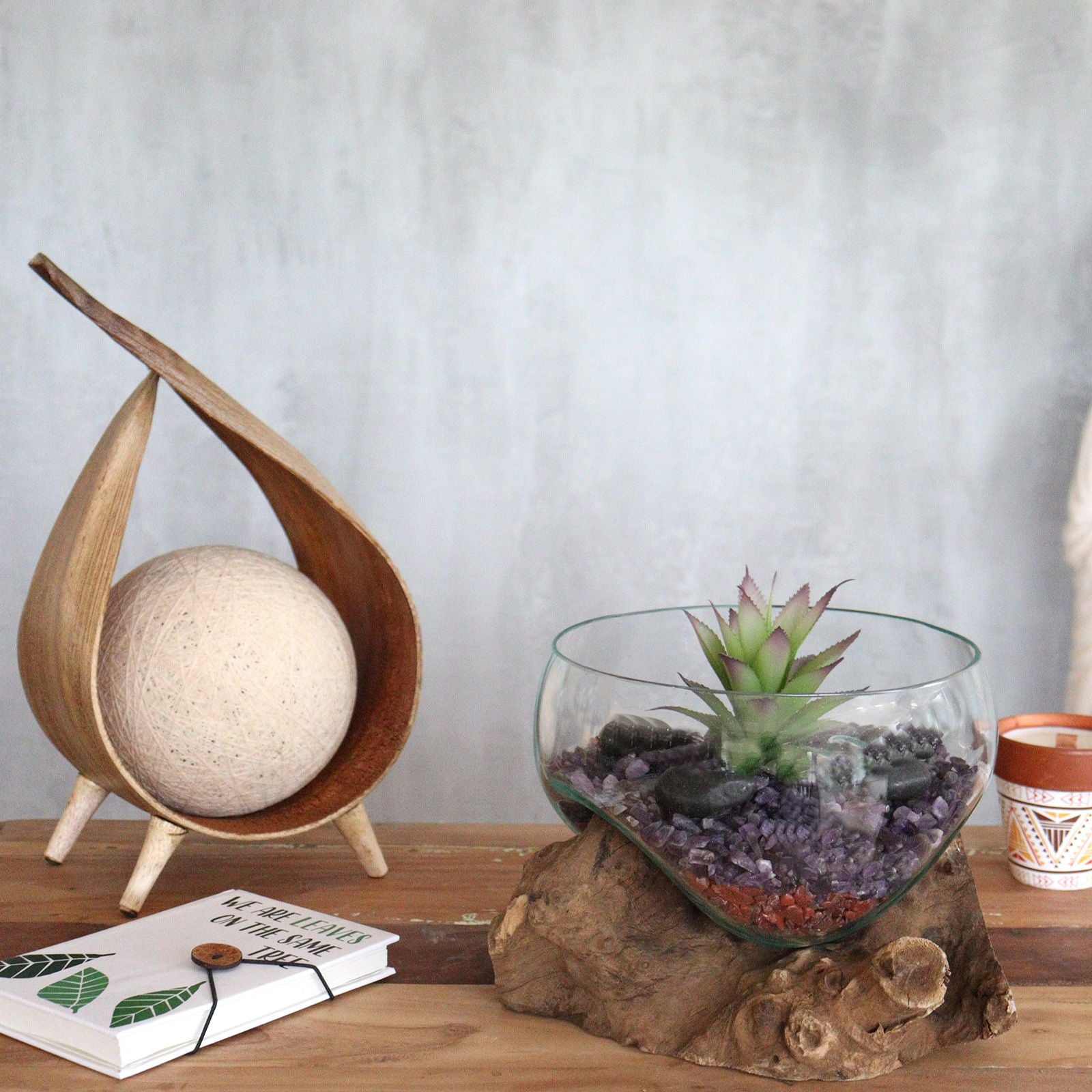 Molten Glass on Wood - Open Lrg Bowl - Image molten-glass-on-wood--open-lrg-bowl-mgw-06