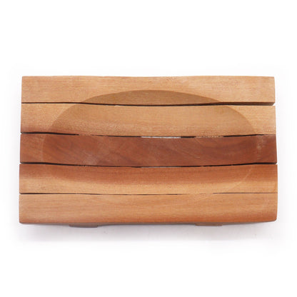 Classic Mahogany Soap Dish - Grid Drainer - Image classic-mahogany-soap-dish--grid-drainer-msd-04