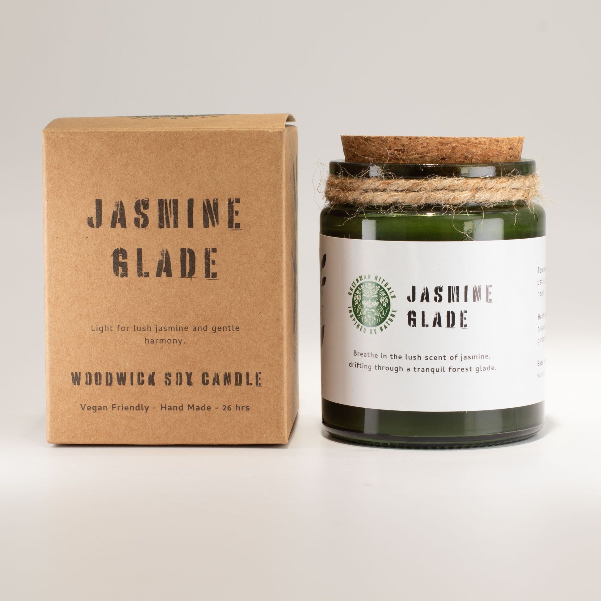 Greenman Woodwick Soy Candle - Jasmine Glade - Image greenman-woodwick-soy-candle--jasmine-glade-wsoyc-03