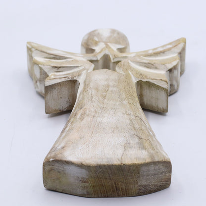 Mango Wood Angel - Whitewash with Star Cut Out - Image mango-wood-angel--whitewash-with-star-cut-out-wang-06