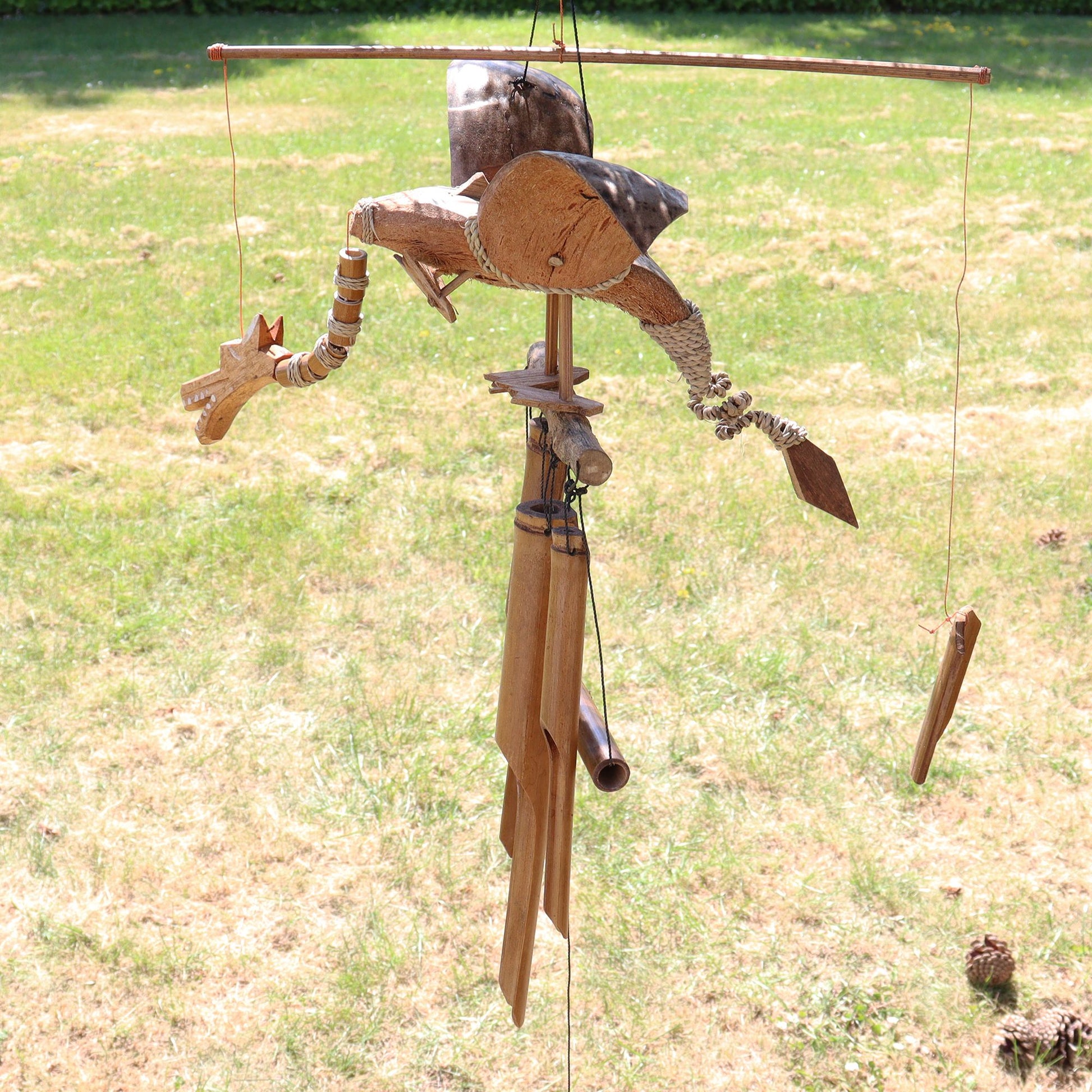 Coconut Dragon Wind Chimes - Image coconut-dragon-wind-chimes-cocod-06