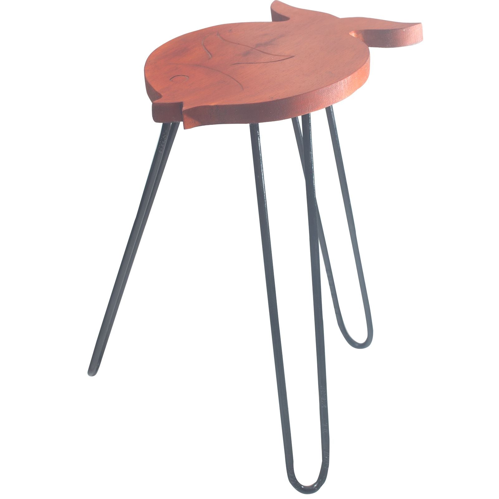 Albasia Wood Fish Stand - Terracotta - Image albasia-wood-fish-stand--terracotta-hps-06
