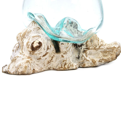 Molten Glass on Whitewash Wood - Large Bowl - Image molten-glass-on-whitewash-wood--large-bowl-mgw-15