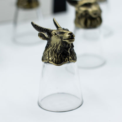 Gift Set of 12 Bottom Up Shot Glasses (25ml) - Forest & Mystical Creatures - Antique Bronze - Image gift-set-of-12-bottom-up-shot-glasses-25ml--forest--mystical-creatures--antique-bronze-bbug-01