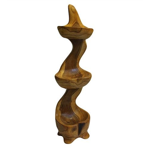 Teak Three Bowl Standing aprox 50cm - Image teak-three-bowl-standing-aprox-50cm-teakb-21