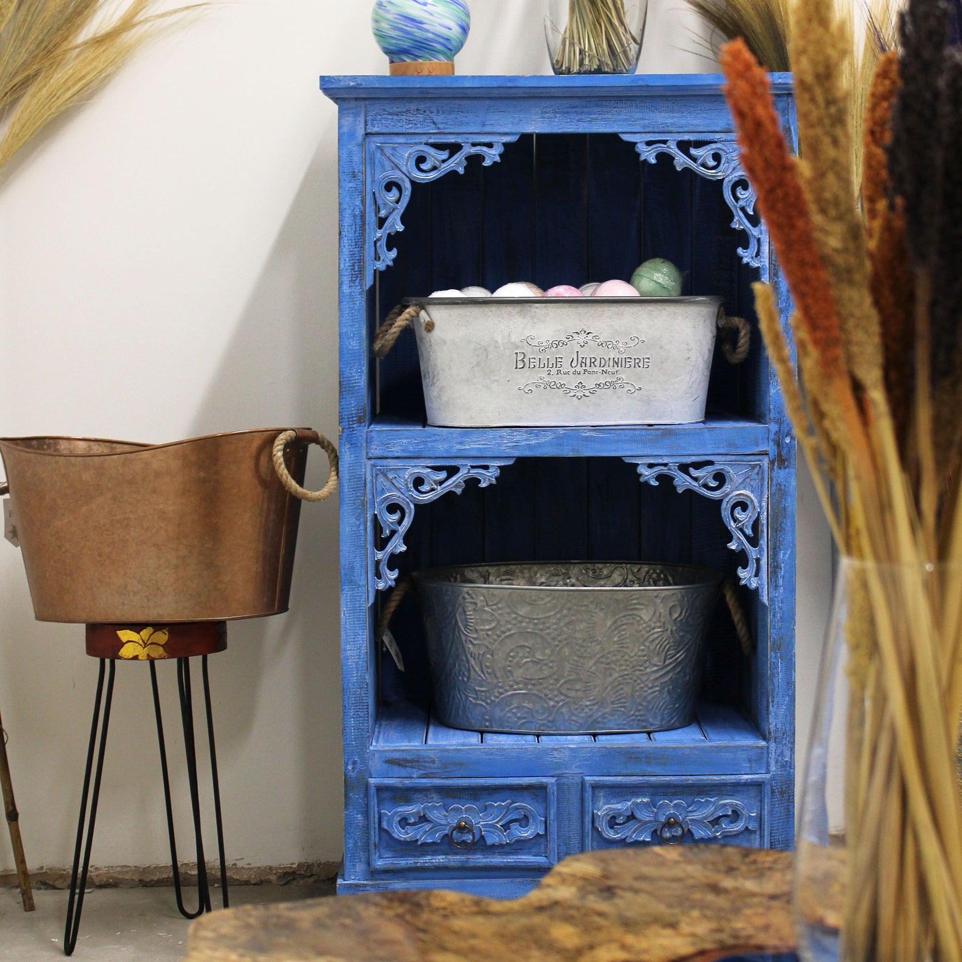 Albasia Bathroom Cabinet - Bluewash - Image albasia-bathroom-cabinet--bluewash-bcab-03