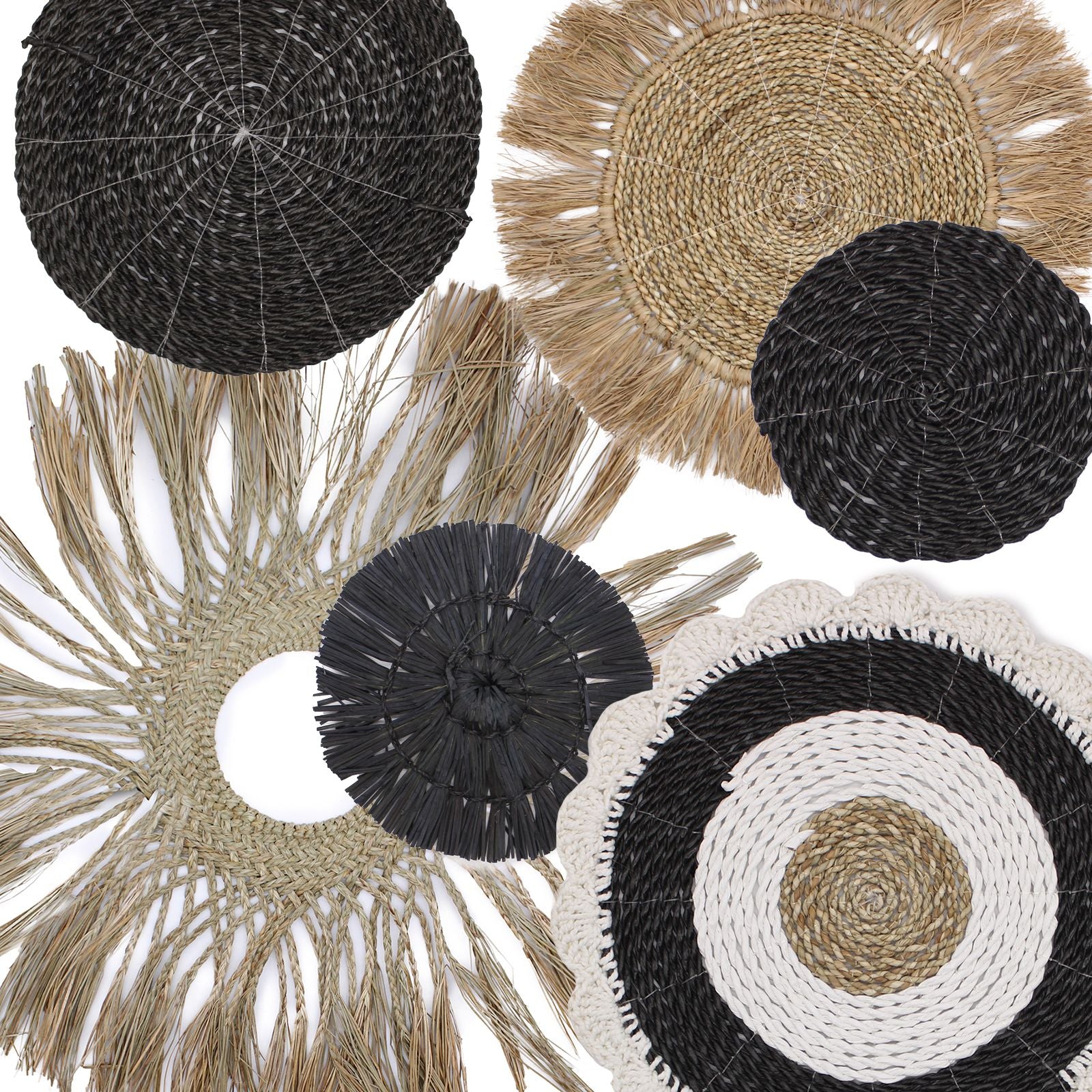 Set of Six Natural Wall Art - Abu-Abu Collection - Image set-of-six-natural-wall-art--abuabu-collection-nwa-03