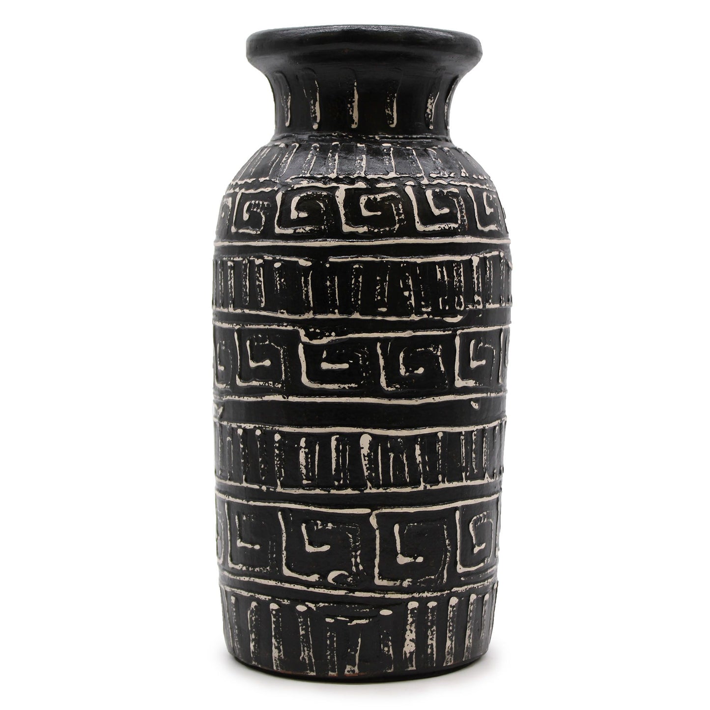 Greek Straight Vase - Chocolate - Image greek-straight-vase--chocolate-bcv-02