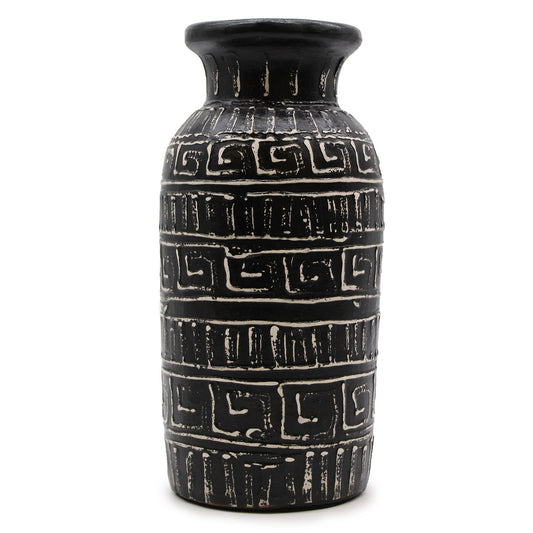 Greek Straight Vase - Chocolate - Image greek-straight-vase--chocolate-bcv-02