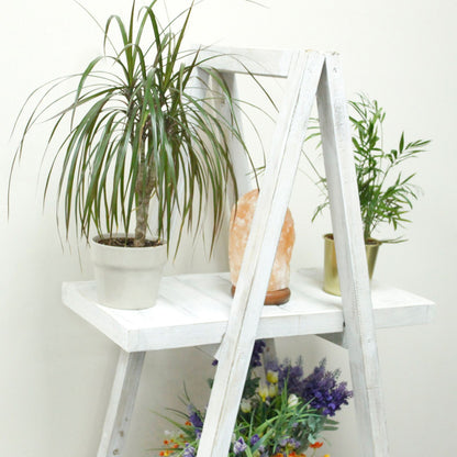 Folding Wooden A-Frame Shelf – Whitewash - Image folding-wooden-aframe-shelf--whitewash-rds-150