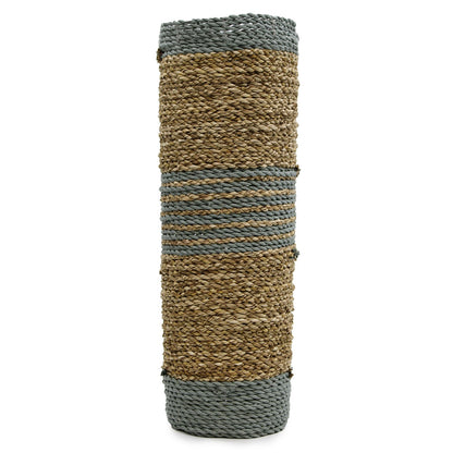 Seagrass & Abu-Abu Raffia Set - 2 Vase & 2 Bins - Image seagrass--abuabu-raffia-set--2-vase--2-bins-nva-03