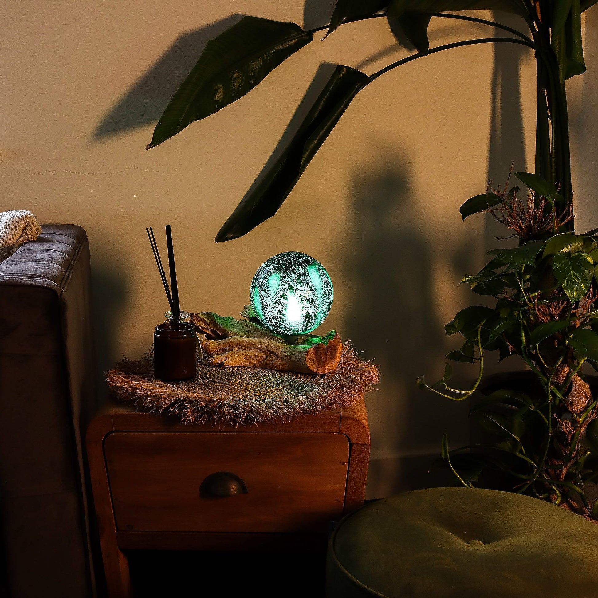 DriftGlow Lamp Emerald Crackle Shade - Image driftglow-lamp-emerald-crackle-shade-gamwl-04