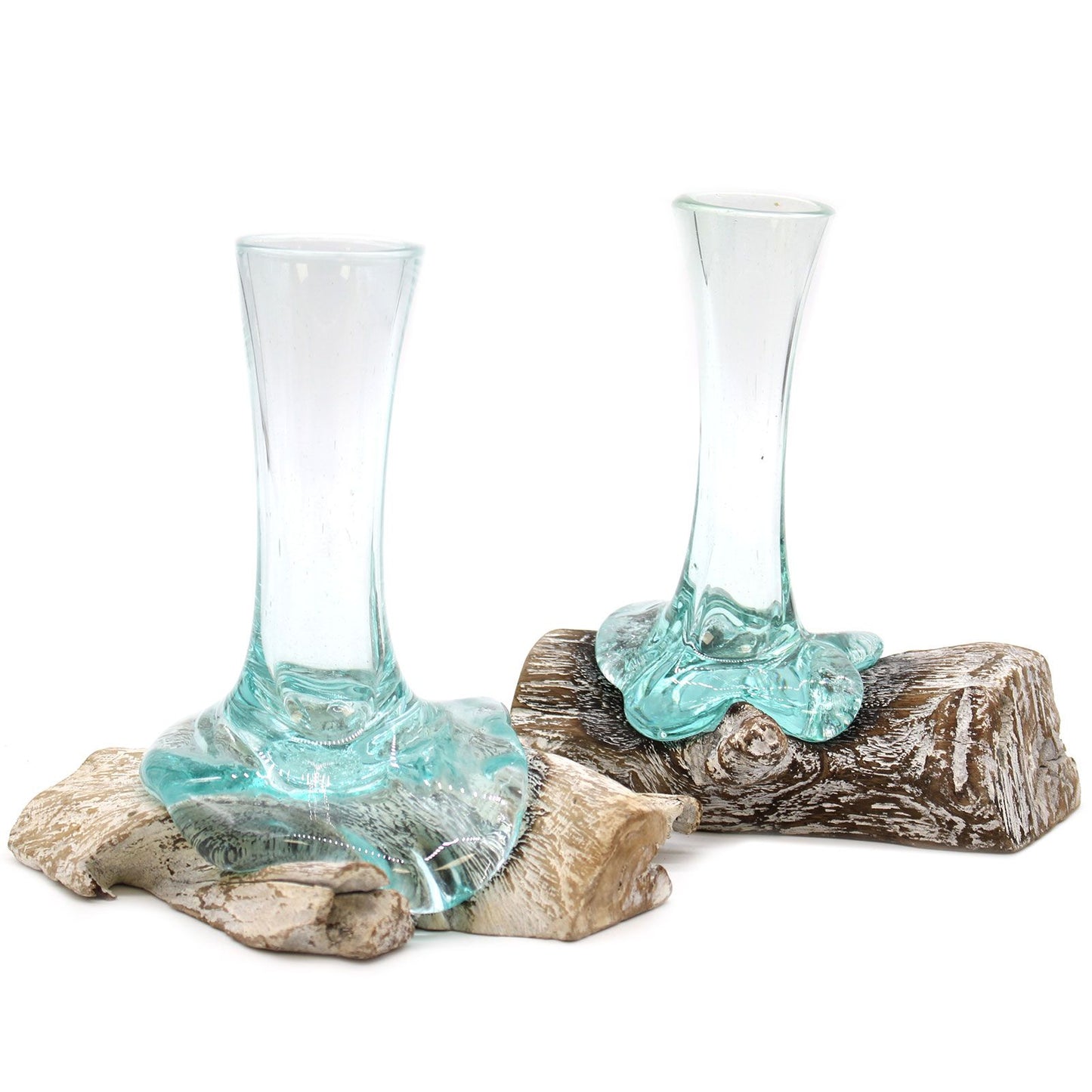 Molten Glass on Whitewash Wood - Vase - Small - Image molten-glass-on-whitewash-wood--vase--small-mgw-16