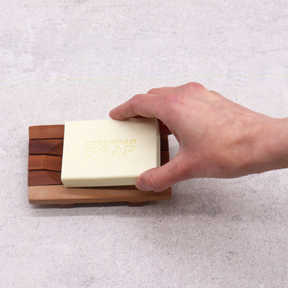 Classic Mahogany Soap Dish - Grid Drainer - Image classic-mahogany-soap-dish--grid-drainer-msd-04